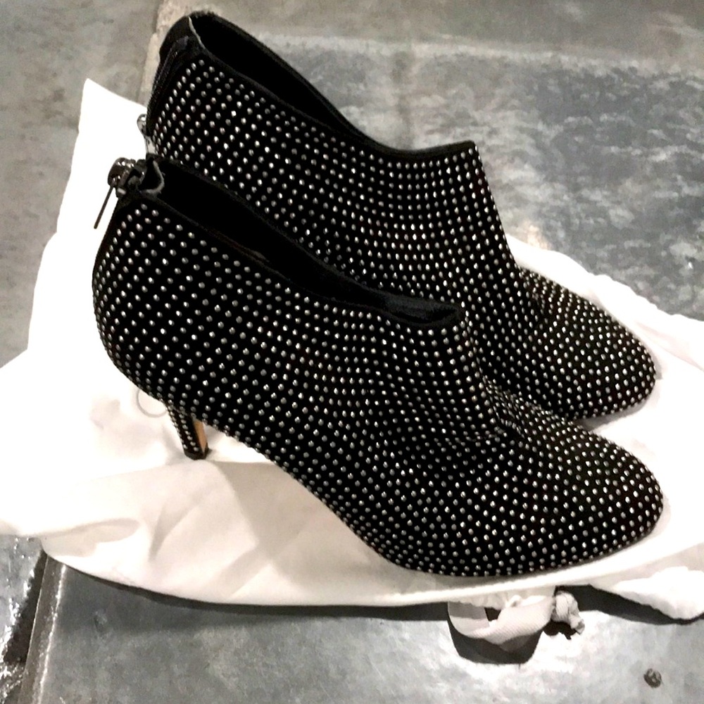 Jimmy choo stiletto ankle boots zip in back